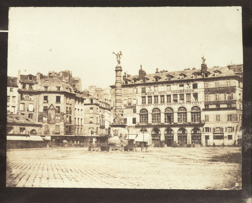 Adolphe Humbert de Molard - Paris, la Fontaine du Palmier sur l'ancienne Place d...