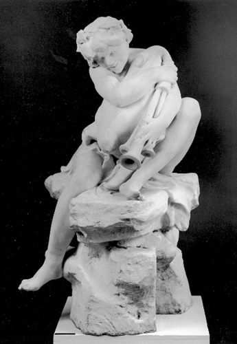 Jean Antoine Injalbert - Bacchante au biniou