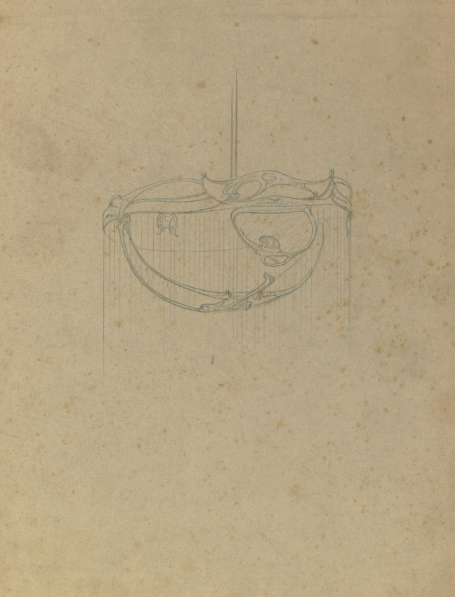 Hector Guimard - Projet de lustre