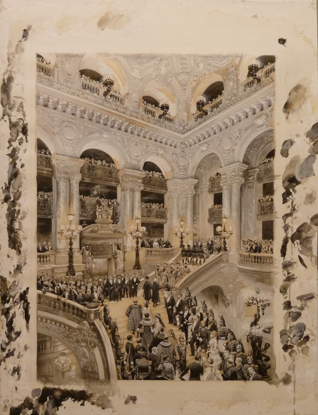 Edouard Detaille - Lord maire de Londres à l'opéra
