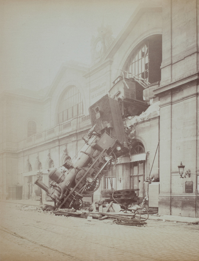 Neurdein frères - Accident à la gare de l'Ouest, Paris, 22 octobre 1895