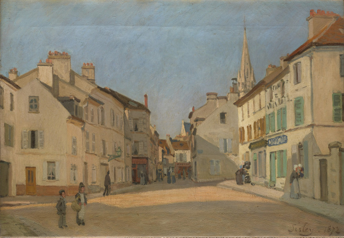 Alfred Sisley - Rue de la Chaussée à Argenteuil