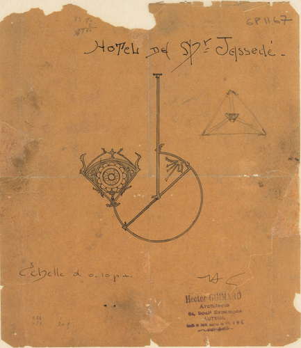 Hector Guimard - Paris 16e, 41, rue du Point-du-Jour et 9 grande avenue de la Vi...