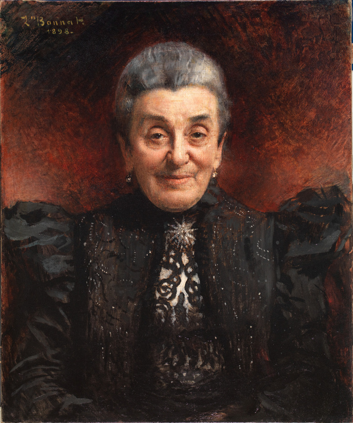 Léon Bonnat - Portrait de dame âgée