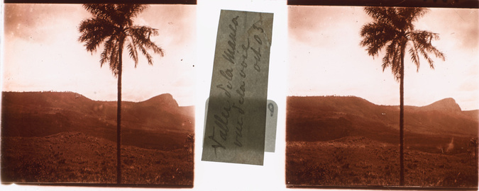 Anonyme - Vallée de la Manéa, vue de la voie