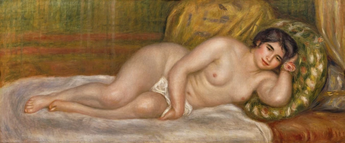 Auguste Renoir - Femme nue couchée (Gabrielle)}