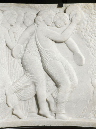 PETIT Bas-Relief Art Déco Frères Martel (18x9cm