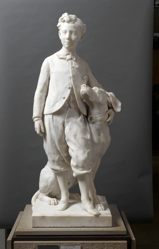 Jean-Baptiste Carpeaux - Le Prince impérial et le chien Néro