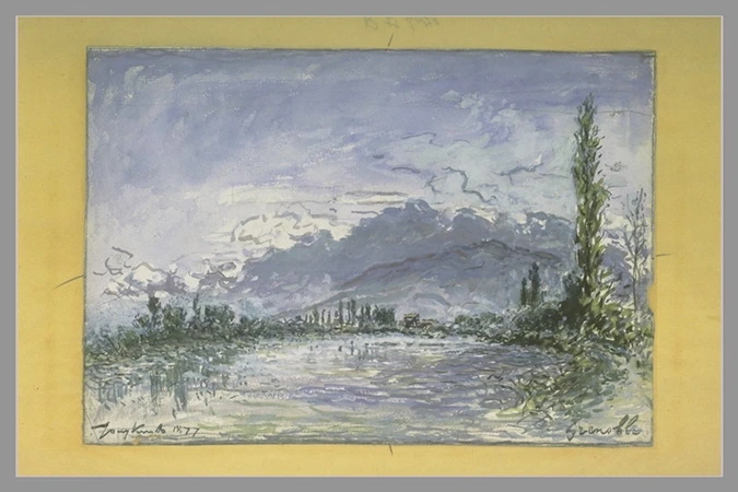 Johan Barthold Jongkind - L'Isère à Grenoble