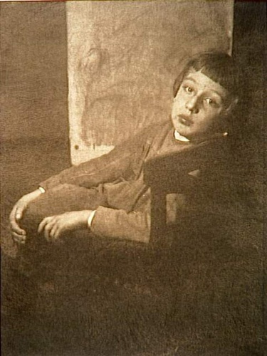 Heinrich Kühn - Portrait de Hans, fils de l'artiste