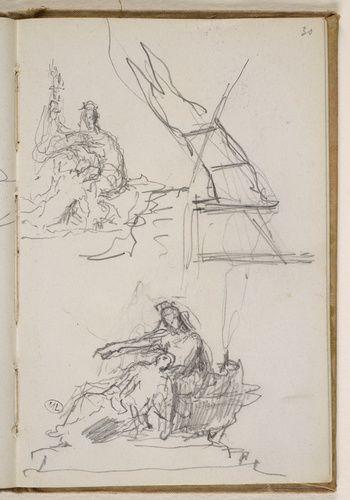 Diverses études de figures - Henri Chapu | Musée d'Orsay