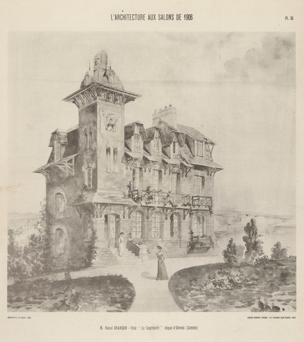 Raoul Brandon - Villa "Le Sagittaire", digue d'Onival (Somme)
