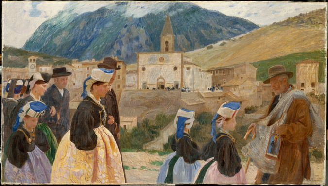 Cortège nuptial dans les Abruzzes