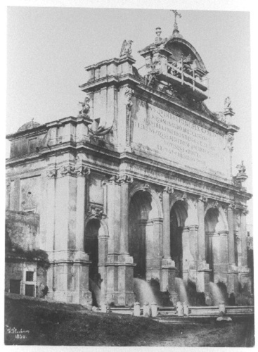 Frédéric Flachéron - Rome, la fontaine Pauline