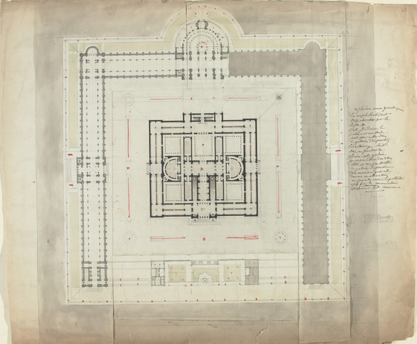 Louis Boitte - Un conservatoire, plan