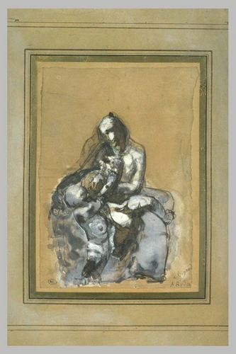 Auguste Rodin - Vierge à l'Enfant avec le petit saint Jean