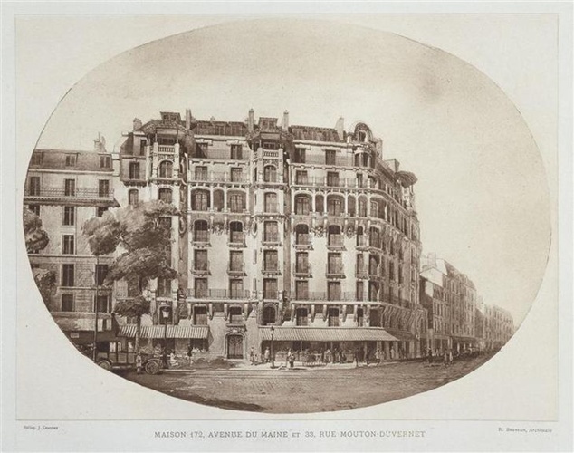 Raoul Brandon - Immeuble 172, avenue du Maine et 33, rue Mouton-Duvernet, Paris ...