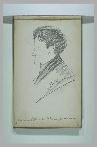 Alexander Altmann - Homme vu en buste, de profil à gauche