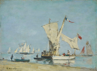 Eugène Boudin - Voiliers