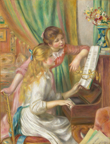Auguste Renoir - Jeunes filles au piano