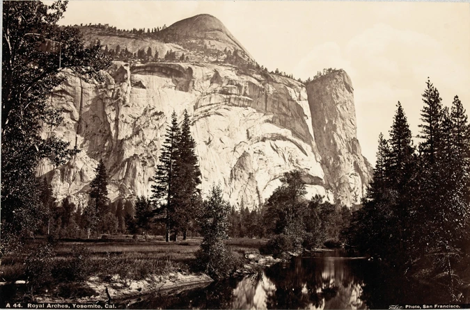 Carleton E. Watkins - Royal Arches, Yosemite