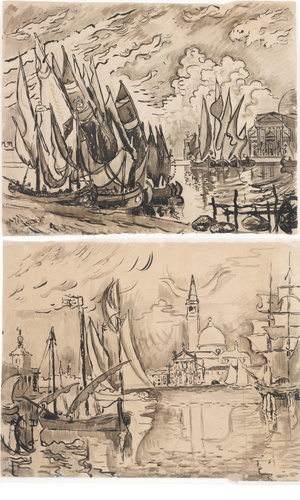 Paul Signac - Mouillage de la Giudecca, Venise