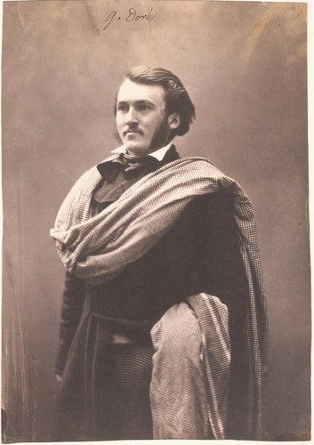 Nadar - Gustave Doré au drapé