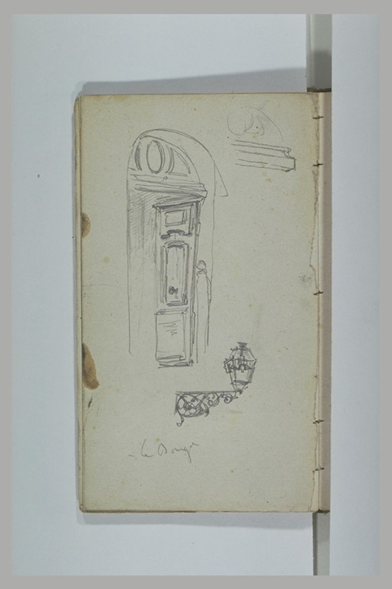 Alphonse de Neuville - Détails d'architecture relevés au Bourget
