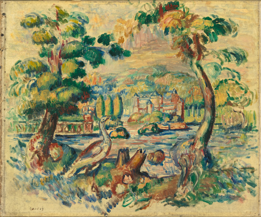 Auguste Renoir - Paysage, projet de tapisserie