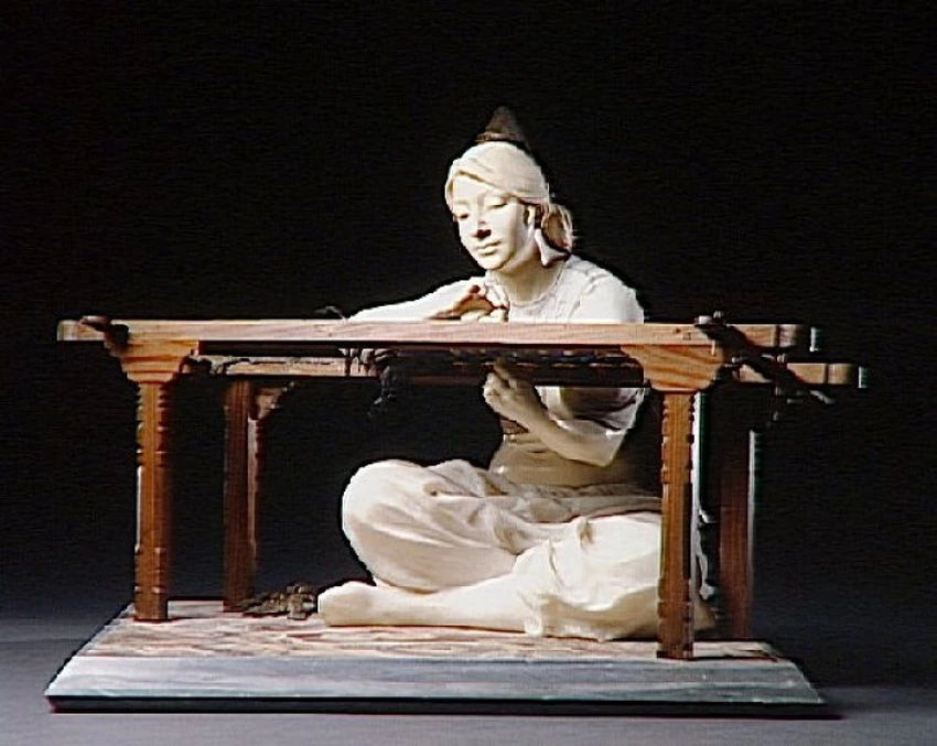 Théodore Rivière - Brodeuse tunisienne