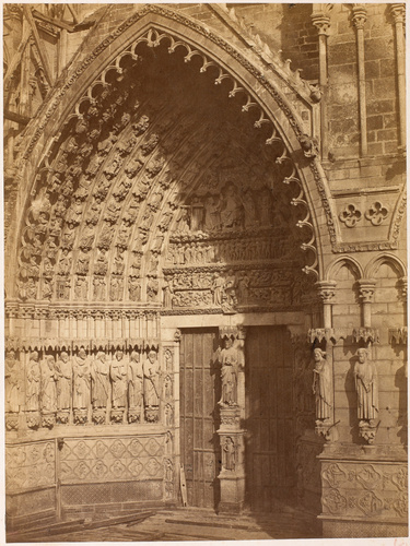 Bisson frères - Amiens, portail du Beau Dieu
