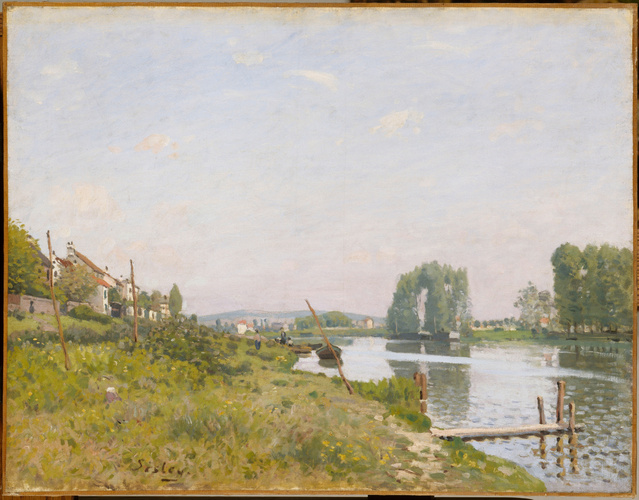 Allée de peupliers aux environs de Moret-sur-Loing - Alfred Sisley
