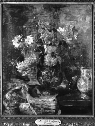 Eugène Baudin - Bouquet de fleurs dans un vase
