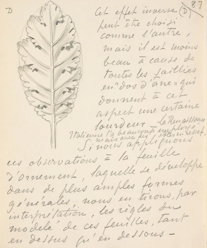 Eugène Grasset - Feuille