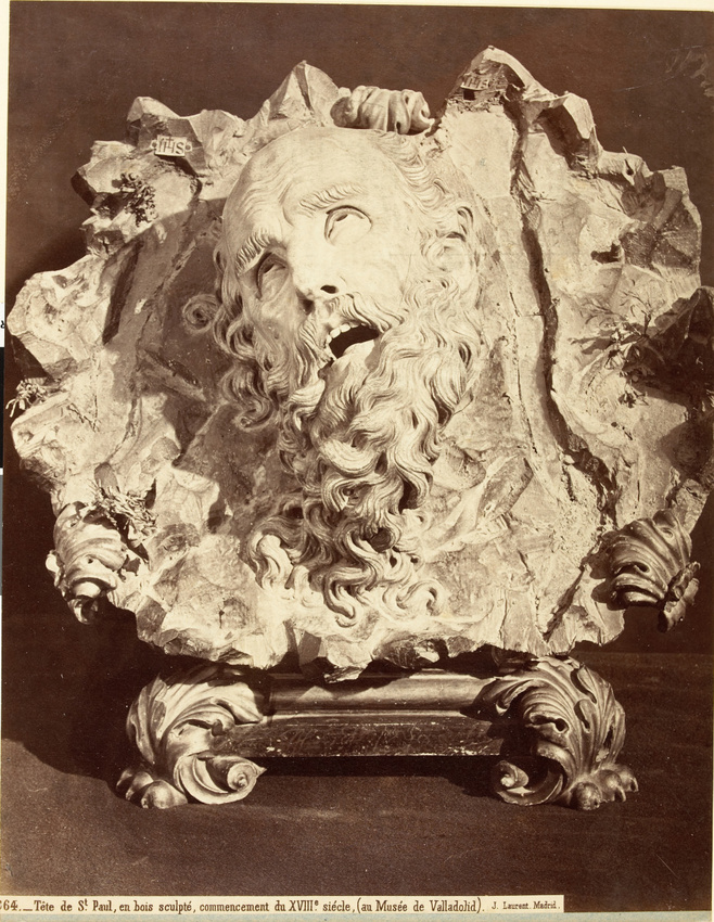 Juan Laurent - Tête de Saint-Paul, du sculpteur Juan Alonso de Villabrille y Ron