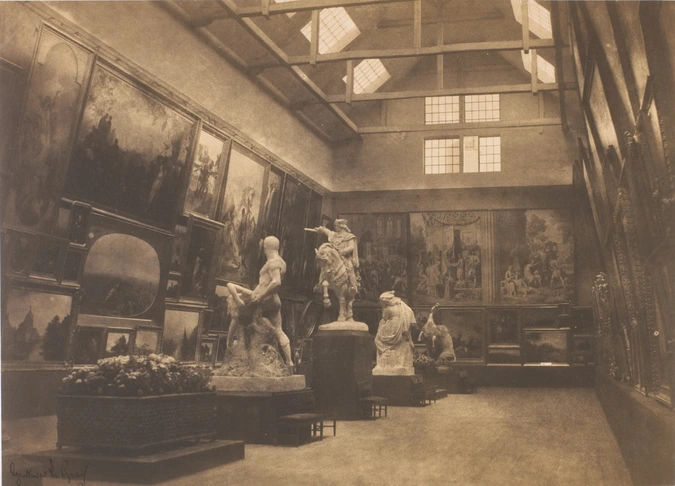 Gustave Le Gray - Vue du Salon de 1853