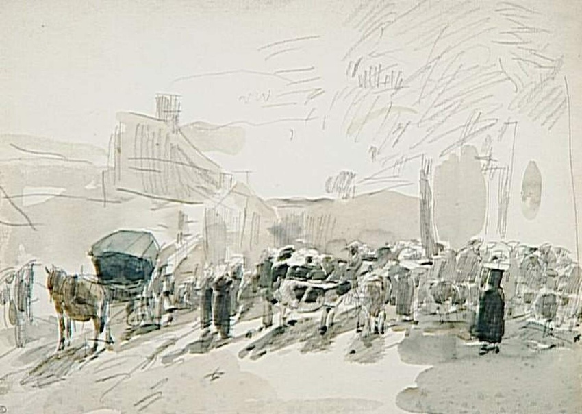 Eugène Boudin - Foire à Daoulas