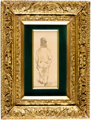 Camille Pissarro - Figure d'homme vu de dos