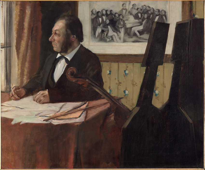 Edgar Degas - Le Violoncelliste Pilet
