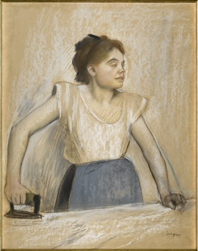 La Repasseuse - Edgar Degas