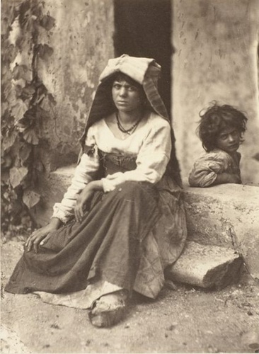 Pietro Thyge Boyesen - Femme italienne et petite fille