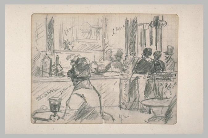 Edouard Manet - Intérieur de café