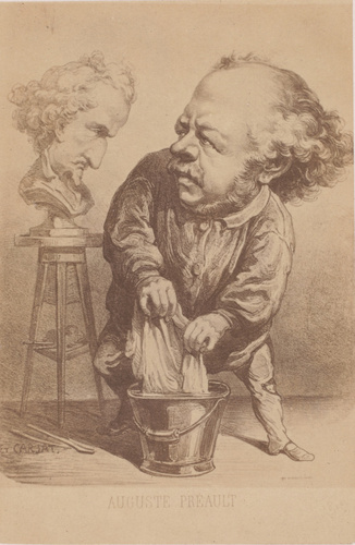 Etienne Carjat - Préault - Sculpteur français