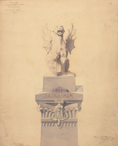 Auguste Nicolas - Monument à la mémoire des enfants du Calvados morts pour la pa...
