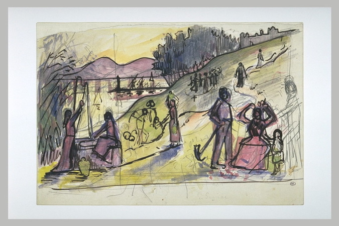 Paul Signac - Femmes au puits