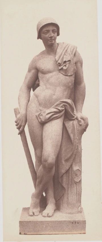 Edouard Baldus - "Le Berger", sculpture de Jehan Duseigneur, décor du palais du ...