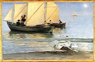 Peder Severin Kröyer - Bateaux de pêche