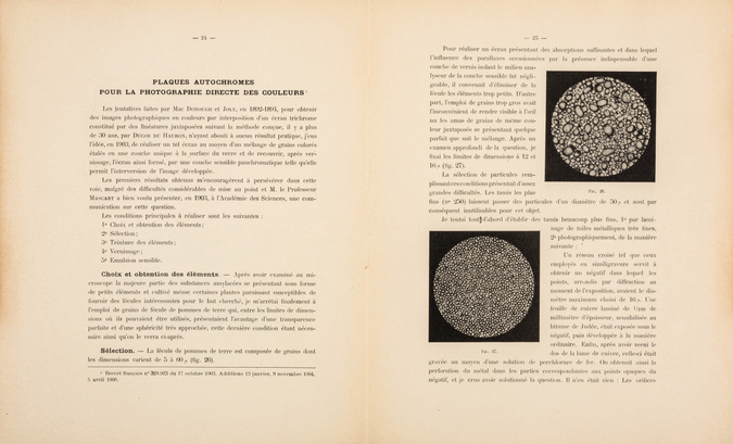 Louis Lumière - Notice sur les titres et travaux de Monsieur Louis Lumière