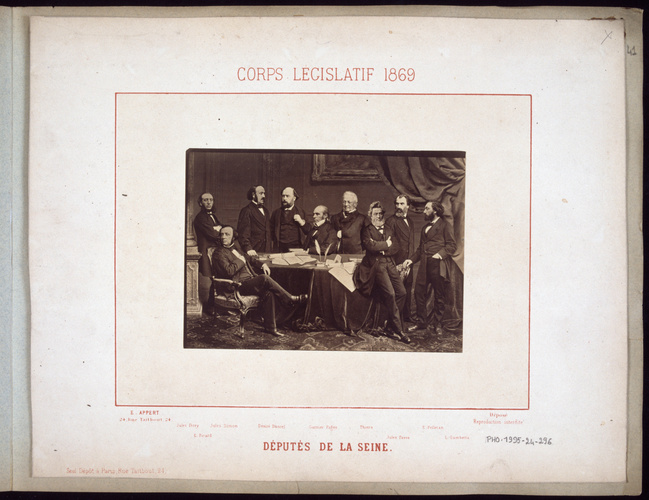 Ernest Appert - Groupe des neuf députés de la Seine