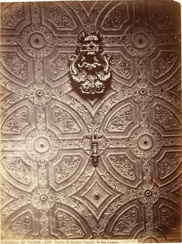 Juan Laurent - Catedral de Toledo, 579 : Puerta de bronze llamada de los leones